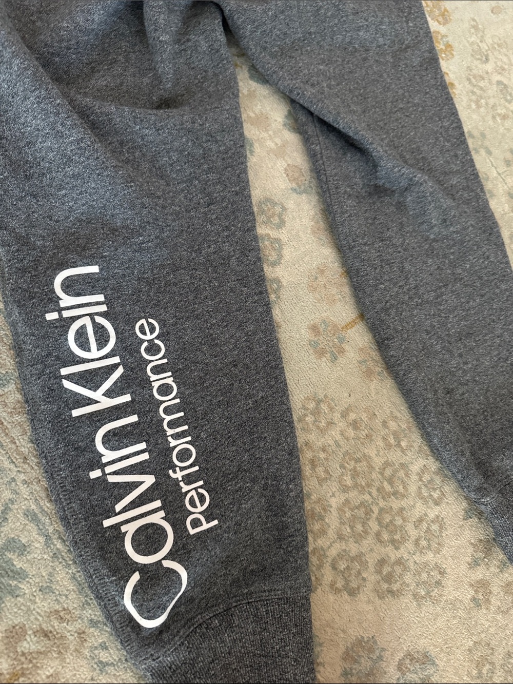 Calvin Klein Performance Dark Gray Track Joggers